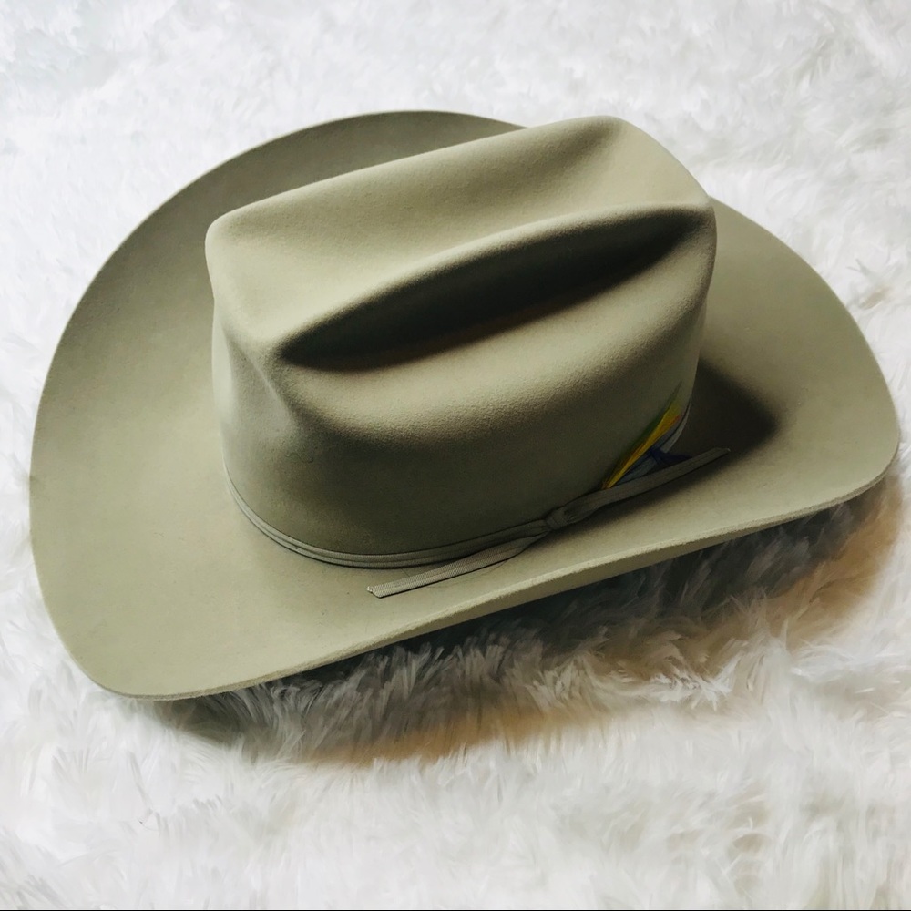 Resistol self conforming 3x beaver felt cowboy hat